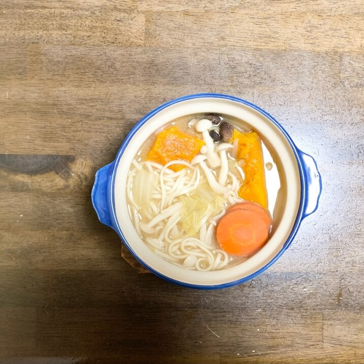 うどんレシピ　ほうとう風うどん